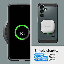 Чохол Spigen для Samsung Galaxy S24 Plus - Tough Armor, Abyss Green (ACS07334), фото 5