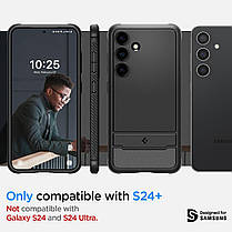 Чохол Spigen для Samsung Galaxy S24 Plus - Rugged Armor, Matte Black (ACS07326), фото 3
