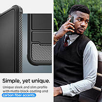 Чохол Spigen для Samsung Galaxy S24 Plus - Rugged Armor, Matte Black (ACS07326), фото 5