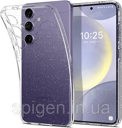 Чохол Spigen для Samsung Galaxy S24 - Liquid Crystal Glitter, Crystal Quartz (ACS07345), фото 1