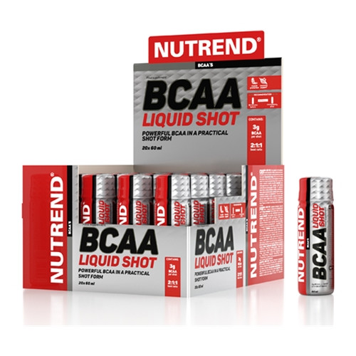 Аминокислота BCAA для спорта Nutrend BCAA Mega Shot 20 х 60 ml DH, код: 7576054 - фото 1 - id-p2161212310