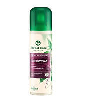 Сухой шампунь для жирных волос Крапивный Herbal Care Farmona 180 мл NX, код: 8145763