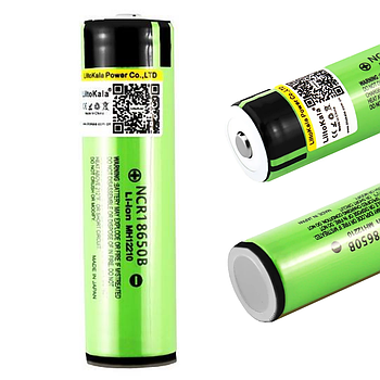 Акумулятор 18650 LiitoKala 3400mAh, 1 шт, NCR 34B / Акумулятор для ліхтариків / Акумуляторна батарейка 18650