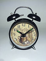 Настольные часы с будильником Luminova SK17350 Harli Coffe ET, код: 6648792