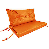 Комплект подушок Tia-Sport Сидіння і спинка Оксфорд Жовтогарячий (sm-0961) BM, код: 7581699