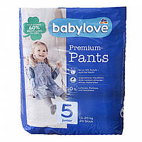 Подгузники-трусики Babylove Premium 5 junior 13-20 кг 20 шт BM, код: 8104982