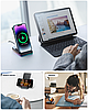 Бездротовий зарядний пристрій складаний заряджання Joyroom 3-in-1 Wireless Charger Black (JR-WQN01), фото 5