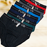 Чоловічі труси бавовняні Fuko Ub 1 шт Розмір L XL 2XL 3XL, фото 2