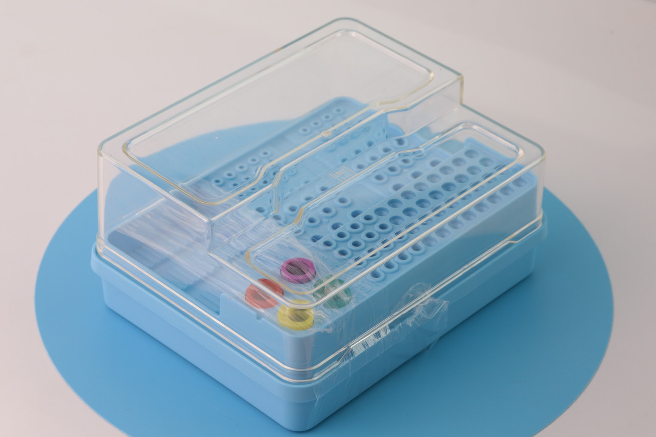Стоматологічний ендодонтичний бокс (ендобокс) органайзер голубой