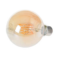 Лампа светодиодная Brille Стекло 8W Янтарный 32-869 EV, код: 7264048