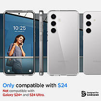 Чохол Spigen для Samsung Galaxy S24 - Ultra Hybrid, Crystal Clear (ACS07349), фото 3