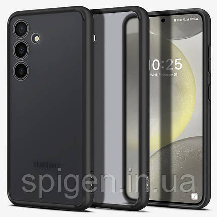 Чохол Spigen для Samsung Galaxy S24 - Ultra Hybrid, Frost Black (ACS07353), фото 1