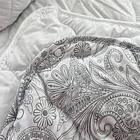Одеяло Четыре Сезона 145*210 от украинского производителя, теплое, гипоаллергеное в разных цветах серый