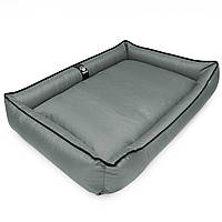 Лежак для собак усіх порід EGO Bosyak Waterproof XL 105х80 Сірий (спальне місце для великих SC, код: 7635046