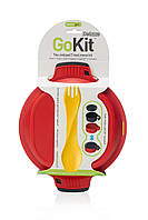 Набор посуды Humangear GoKit Deluxe 7-tool Mess Kit Charcoal Red (1054-022.0126) XN, код: 7643289