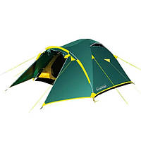 Палатка трехместная Tramp Lair 3 v2 с тамбуром 220 х 370 х 130 см BM, код: 6741410
