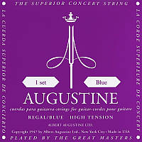 Струны для классической гитары Augustine Regal Blue Label Classical Guitar Strings High Tensi EM, код: 6556236