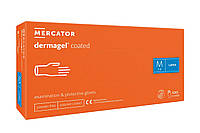 Перчатки латексные Mercator Medical Dermagel Coated M Белые 100 шт (00-00000137) UP, код: 8246390