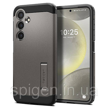 Чохол Spigen для Samsung Galaxy S24 - Tough Armor, Gunmetal (ACS07356), фото 1