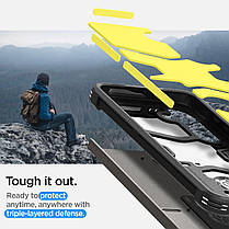 Чохол Spigen для Samsung Galaxy S24 - Tough Armor, Gunmetal (ACS07356), фото 6