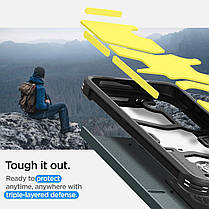 Чохол Spigen для Samsung Galaxy S24 - Tough Armor, Abyss Green (ACS07357), фото 5
