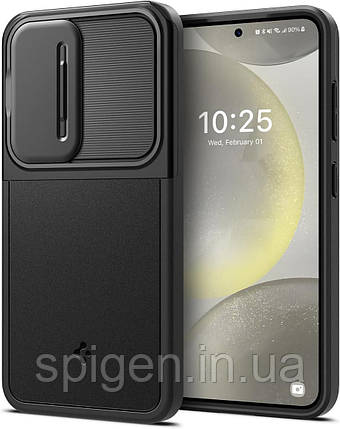 Чохол Spigen для Samsung Galaxy S24 - Optik Armor, Black (ACS07363), фото 1