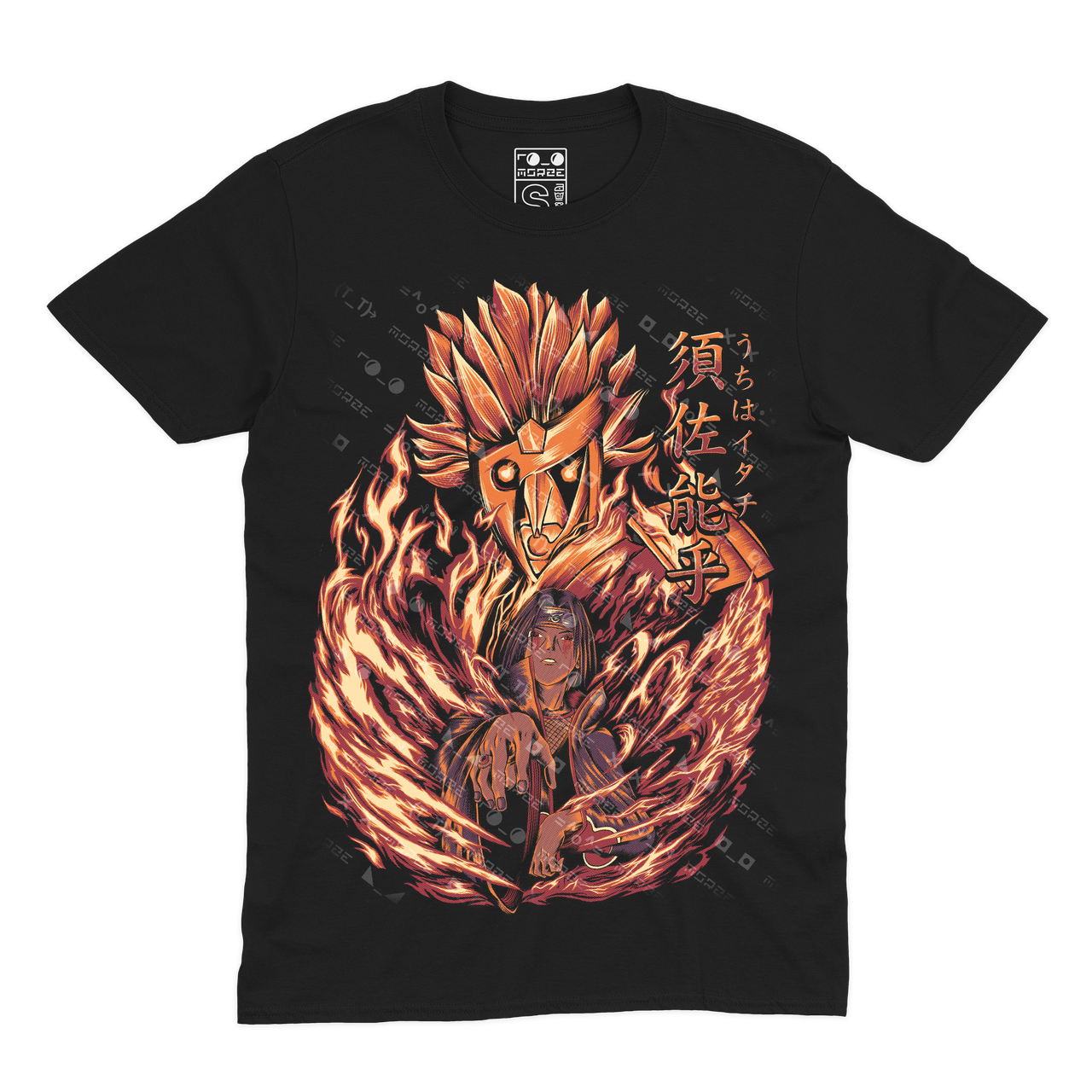 Футболка чорна Morze NarutoV11, фото 1