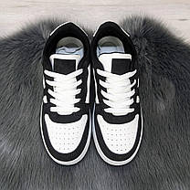 Кросівки кеди жіночі білі з чорним Swin-shoes 4441, фото 4