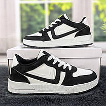 Кросівки кеди жіночі білі з чорним Swin-shoes 4441, фото 5