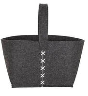 Войлочная сумка корзинка Melinera Темно-серый (IAN302558) FS, код: 7672759