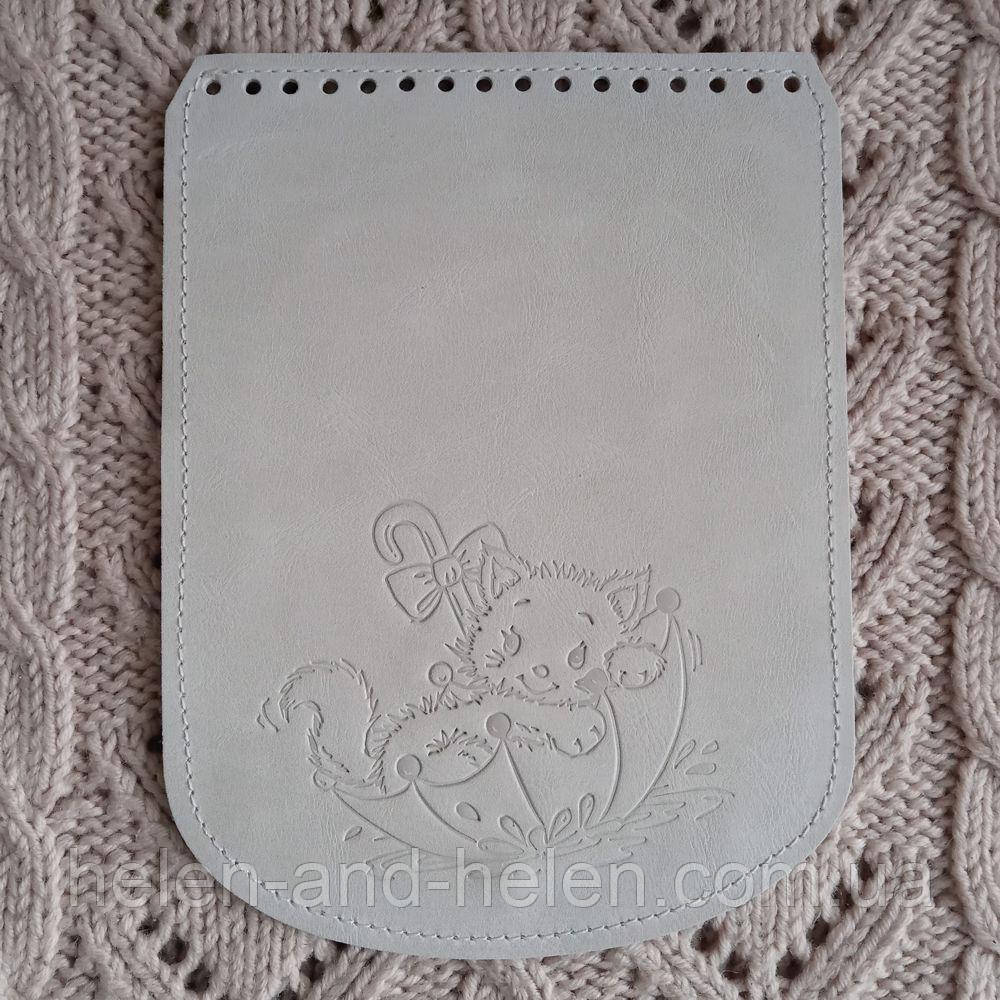 Клапан для рюкзака "Парасолька". Колір Білий, фото 1