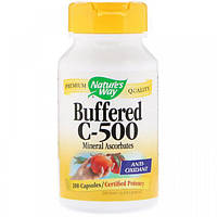 Витамин C Nature's Way Buffered C-500 100 Caps GT, код: 7518134
