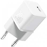 Сетевое зарядное устройство BASEUS GaN5 Fast Charger Mini 1C 20W White (CCGN050102)
