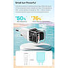 Мережевий зарядний пристрій BASEUS GaN5 Fast Charger Mini 1C 20 White (CCGN050102), фото 11