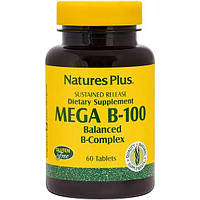 В комплекс Nature's Plus Mega В-100 60 Tabs NTP1430 FT, код: 7518092