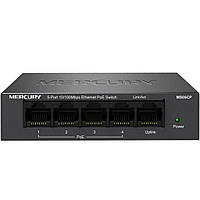 PoE коммутатор Mercury MS05CP (4xPOE, 1xLAN) TP, код: 7674777