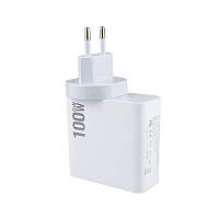 Зарядное устройство XON PowerCharge 100W PD100 USB Type-C White (PC0100AС0W) UP, код: 7824170