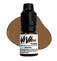 Пигмент VIVA ink Eyebrows №5 Hazelnut - 6 мл (Пигменты для татуажа и микроблейдинга бровей, микропигментации)