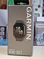 Смарт-часы Garmin Venu Sq 2 Slate Aluminum Bezel with Shadow Gray Case and Silicone Band (010-02701-00/10)