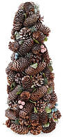 Декоративная елка Шишки и ягоды с натуральными шишками Bona DP42838 TV, код: 6869604