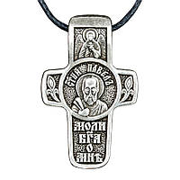 Крест нательный посеребренный Silvering Павел Святой Первоверховный Апостол Павел 3х1,8х0,2 с NX, код: 6838784