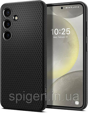 Чохол Spigen для Samsung Galaxy S24 - Liquid Air, Matte Black (ACS07347), фото 1