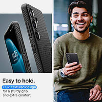Чохол Spigen для Samsung Galaxy S24 - Liquid Air, Matte Black (ACS07347), фото 5