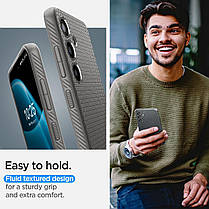 Чохол Spigen для Samsung Galaxy S24 - Liquid Air, Granite Gray (ACS07450), фото 5