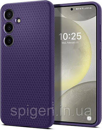 Чохол Spigen для Samsung Galaxy S24 - Liquid Air, Deep Purple (ACS07451), фото 1