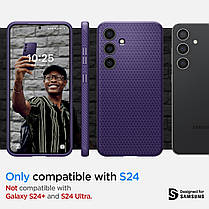 Чохол Spigen для Samsung Galaxy S24 - Liquid Air, Deep Purple (ACS07451), фото 3