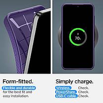 Чохол Spigen для Samsung Galaxy S24 - Liquid Air, Deep Purple (ACS07451), фото 5