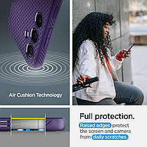 Чохол Spigen для Samsung Galaxy S24 - Liquid Air, Deep Purple (ACS07451), фото 6