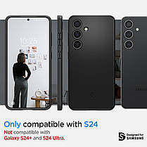 Чохол Spigen для Samsung Galaxy S24 - Thin Fit, Black (ACS07341), фото 3