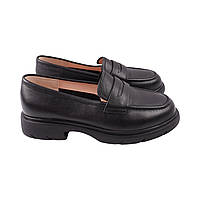 Туфли женские Renzoni черные натуральная кожа 1041-24DTC 36 EM, код: 8407919
